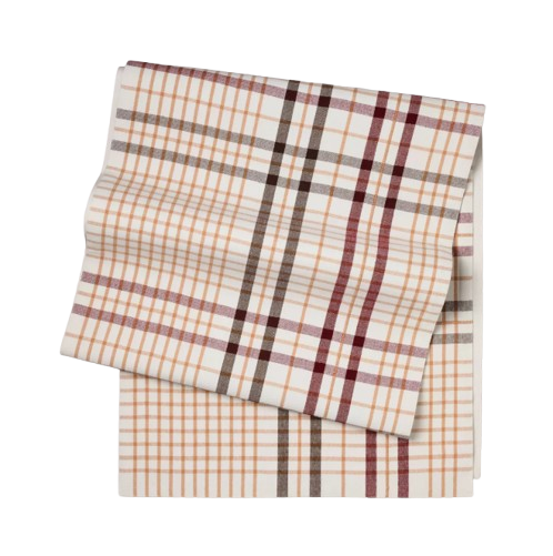 Cozy Plaid Table Runner for Fall