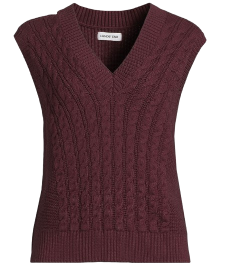 Lands’ End V-Neck Sweater Vest