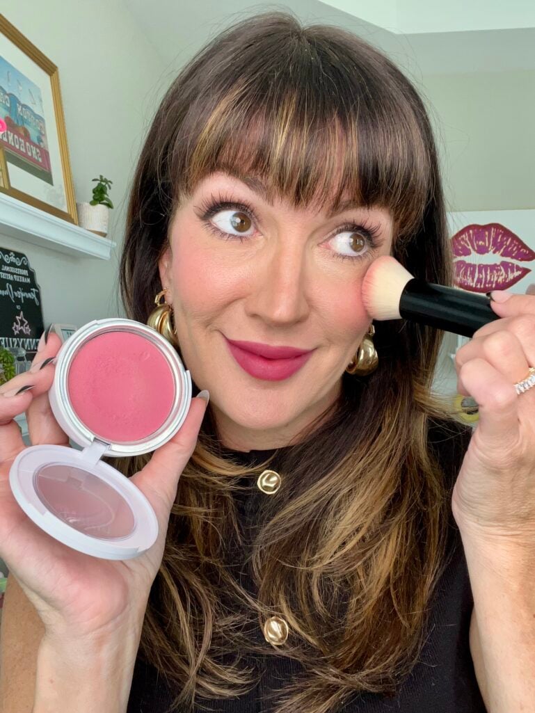 Apply blush