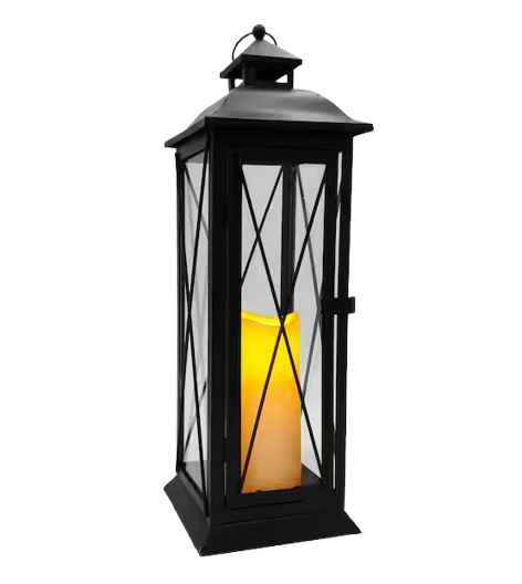 Metal Lanterns with LED Candles