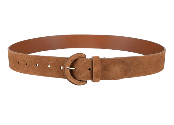 Cole Haan Covered Buckle Suede Belt