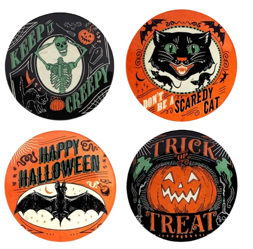 Halloween Appetizer Plates