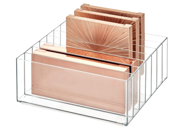 Clear iDesign Clarity Cosmetic Palette Organizer