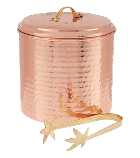 Hammered Copper Ice Bucket