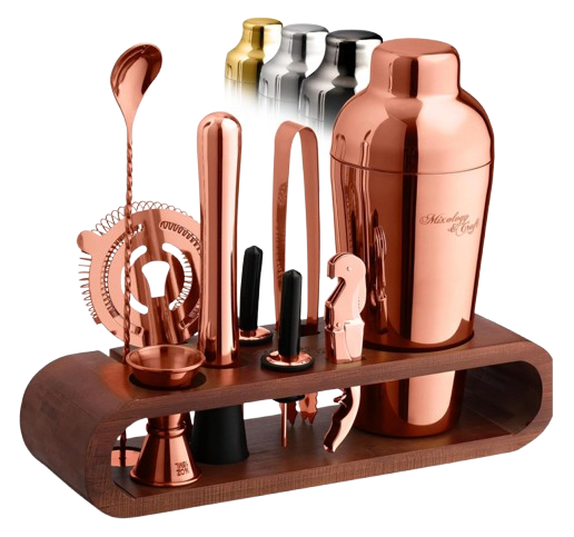 Mixology & Craft Copper Cocktail Set