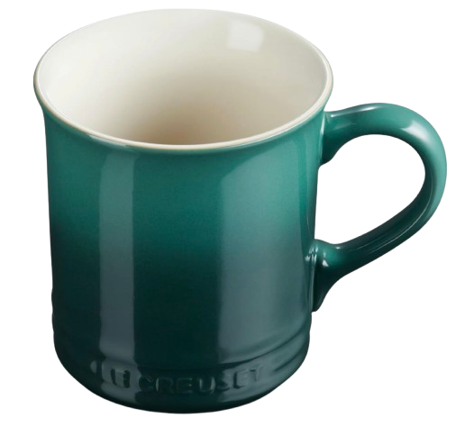 14-ounce Le Creuset Stoneware Vancouver Mug in Artichaut green ombre