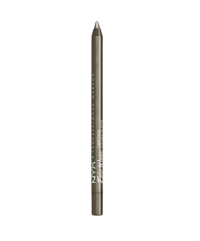 NYX Epic Wear Liner Stick in a metallic taupe shade, a long-wearing, waterproof eyeliner pencil designed for bold, smudge-proof eye looks.