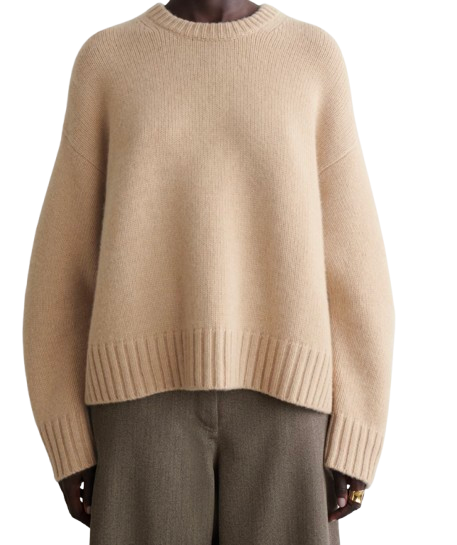 COS Chunky Pure Cashmere Crew-Neck