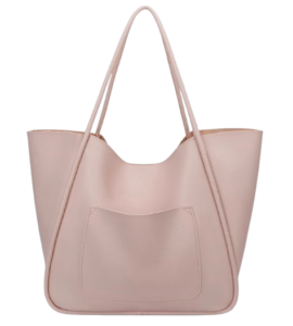 Faux Leather Tote Bag