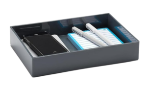 Poppin Dark Gray Accessory Tray