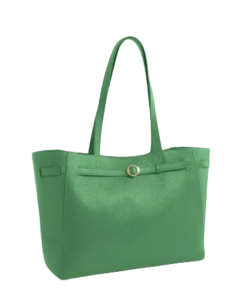 Talbots Mallory Pebble Leather Belted Tote