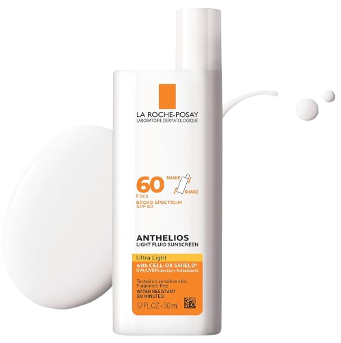 La Roche-Posay Anthelios Light Fluid SPF 60 Best Spring Skincare Over 50