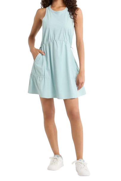 Zella Atlas Tiered Athletic Dress – Blue Raindrop