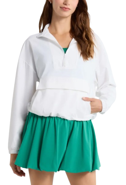 Zella Transit Pullover Jacket – White