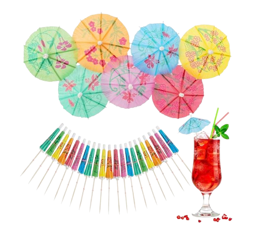 Cocktail Umbrellas 50 Pack