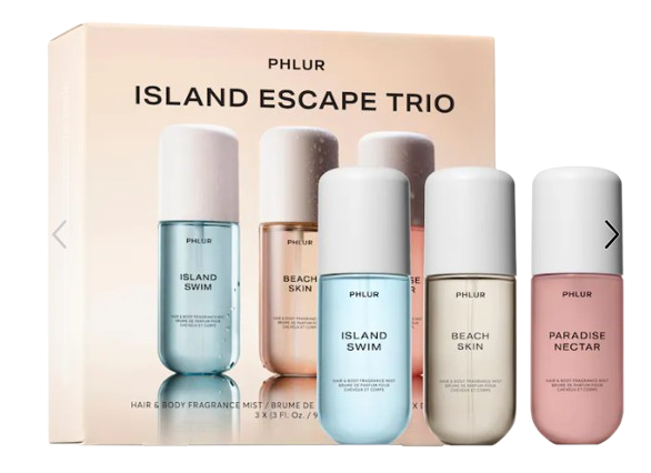 PHLUR Island Escape Body Mist Trio Set