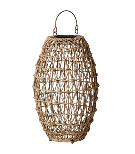Open Weave LED Medium Outdoor Lantern