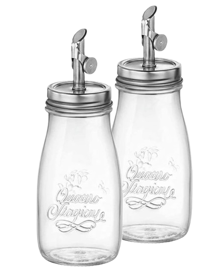 Bormioli Rocco Glass Syrup Bottles