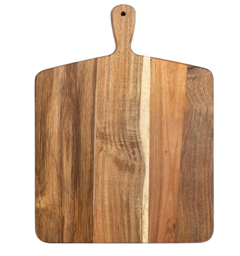 Acacia Wood Portable Cutting Board with Handle