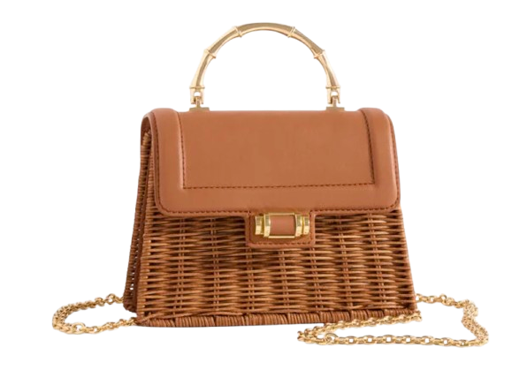 Wicker Basket Bag