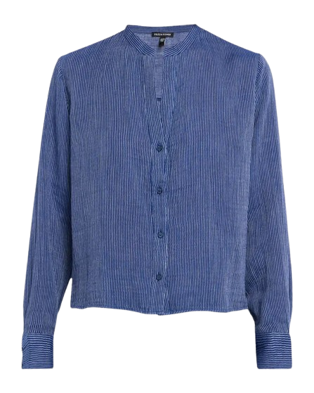 Striped Gauzy Organic Cotton Shirt