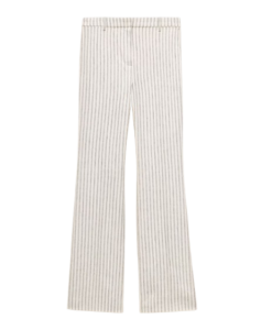 Kaya Pant in Striped Stretch Linen Blend