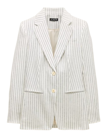 Margeaux Blazer in Stretch Linen Blend