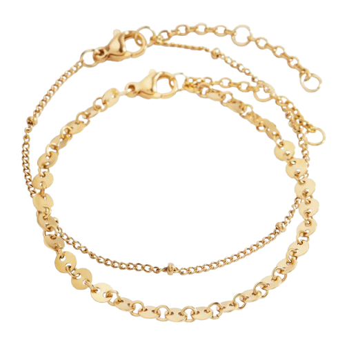 Poppy Stacking Bracelet Set — Mint & Lily