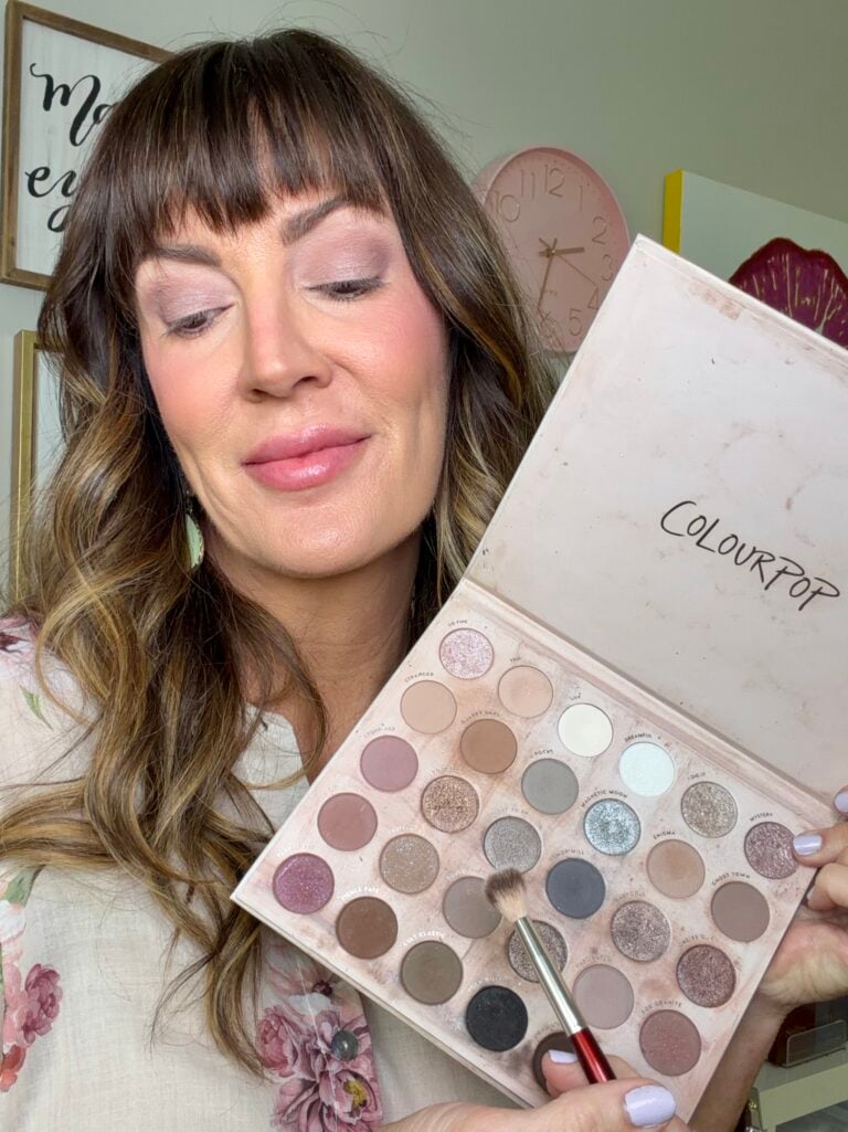 ColourPop Stone Cold Fox 30-shade eyeshadow palette opened